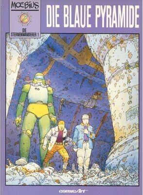 Die Sternenwanderer 1 »Die blaue Pyramide« (Carlsen, 1. Auflage 1989) Z. 1+