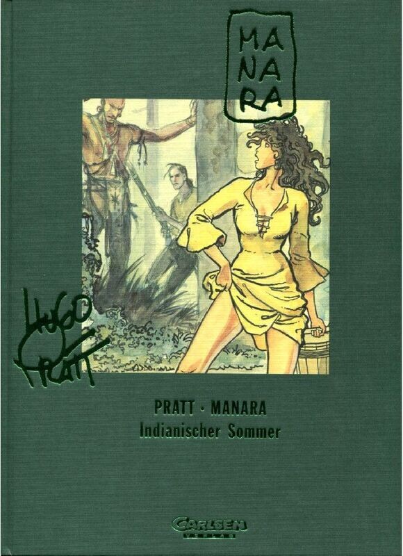 Manara/Pratt: »Ein indianischer Sommer« (limit. HC| Leinen im Schuber, Carlsen 1992) Z. 1