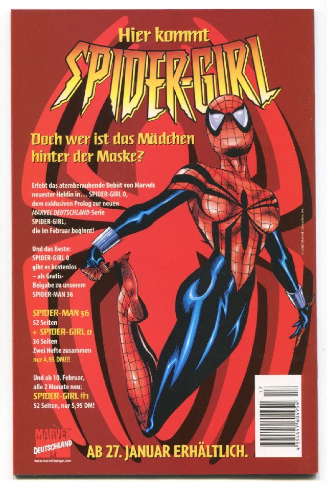 Spiderman • Thunderbolts »Alte Feinde« (Panini 2000) Z. 0-1