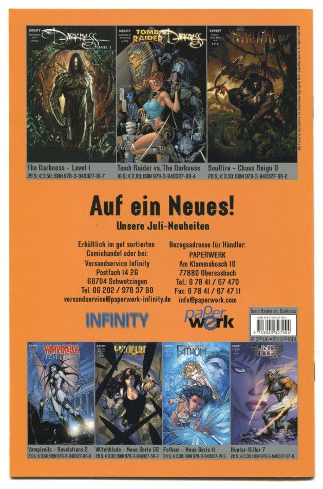 Tomb Raider • Darkness (Infinity 2007) Z. 0-1