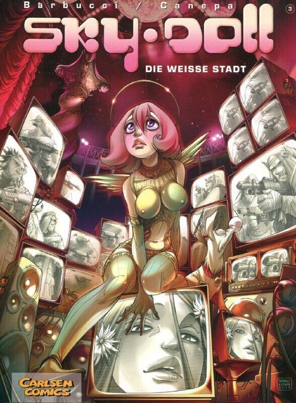Sky Doll 3 »Die weiße Stadt« (Carlsen, 1. Auflage 2006) Z. 1+