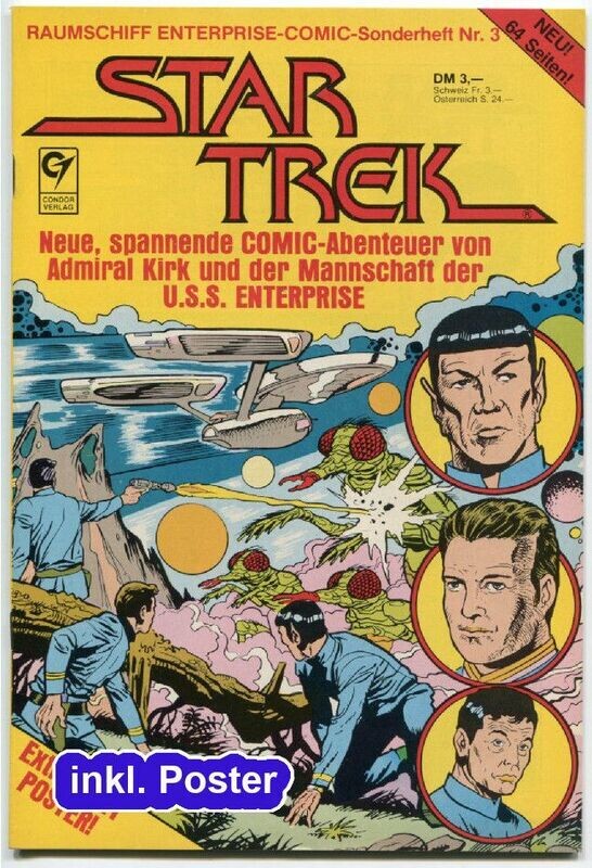 Star Trek 3 »Auf der Jagd nach Thallus« (inkl. Poster, Condor 1980) Z. 1+