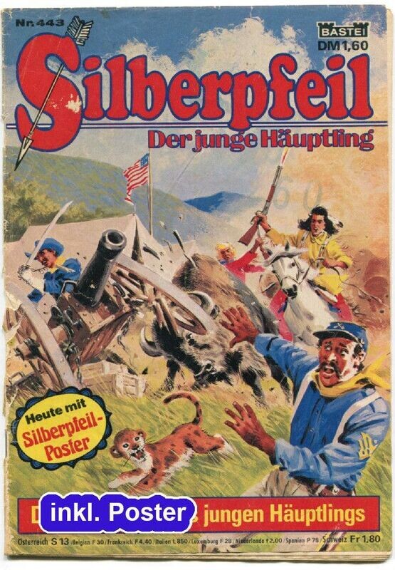 Silberpfeil 443 »Der Büffeltrick des jungen Häuptlings« (inkl. Poster, Bastei 1980) Z. 3