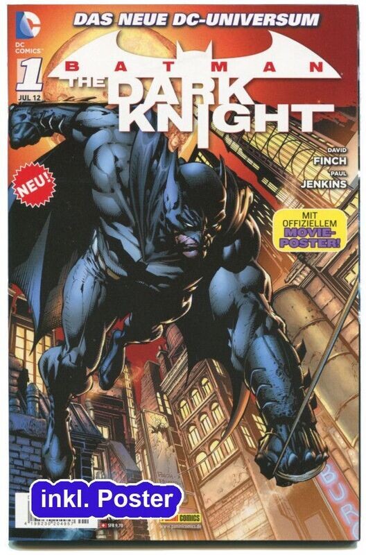 Batman: The Dark Knight 1 »Schrecken der Nacht« (inkl. Poster, Panini 2012) Z.0-1