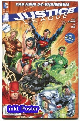 Justice League 1 (inkl. Poster, Panini 2012) Z. 0-1