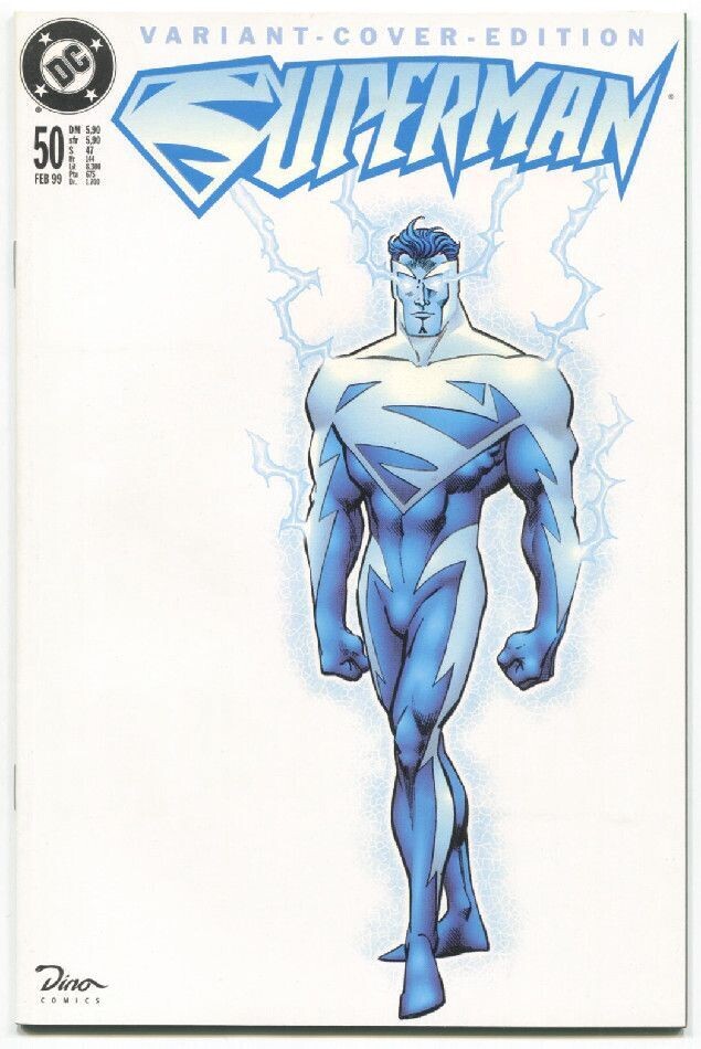 Superman 50 »Der neue Superman« (Variantcover, Dino 1999) Z. 0-1
