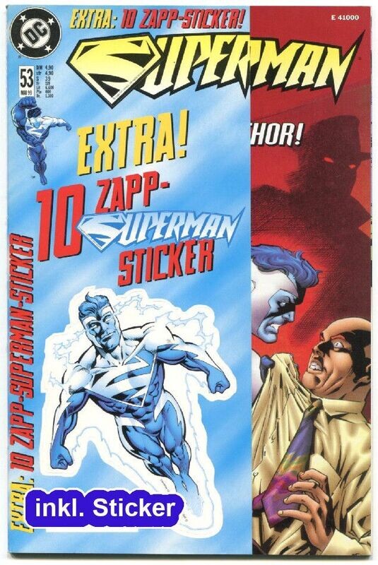 Superman 53 »Freunde, Geliebte und Fremde« (inklusive Sticker, Dino 1999) Z. 0-1