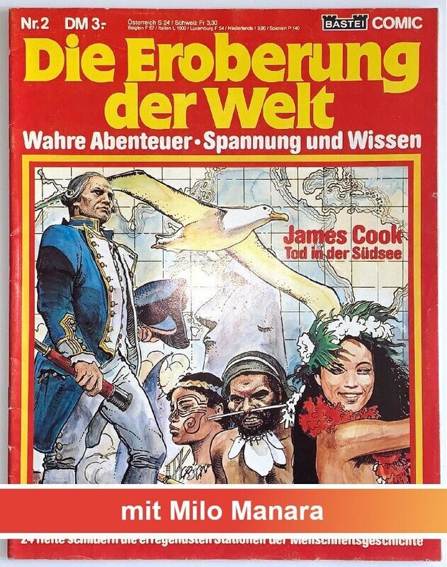 Die Eroberung der Welt 2 »James Cook. Tod in der Südsee« (GbÜ, Bastei 1981) Zust. 1-2