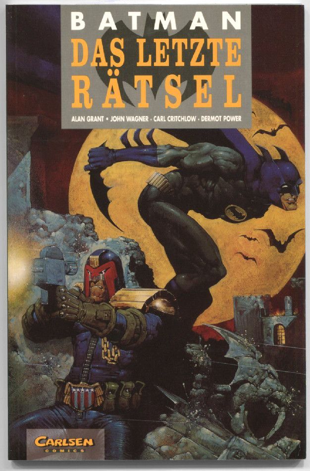 Batman • Judge Dredd »Das letzte Rätsel« (Carlsen, 1. Auflage 1997) Z. 1+