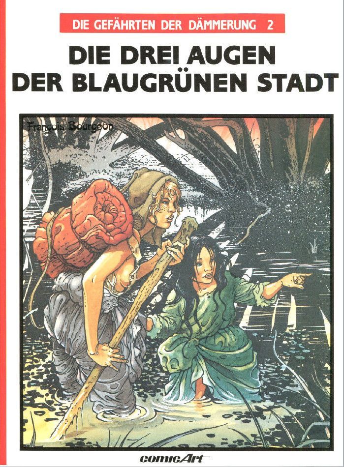 Gefährten der Dämmerung 2 »Die drei Augen der blaugrünen Stadt« (Carlsen, 1. Auflage 1986) Z. 0-1