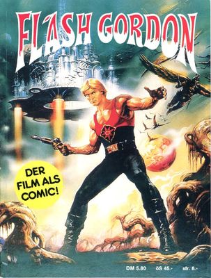 »Flash Gordon. Der Film als Comic« (Pollischansky 1981) Z. 1+
