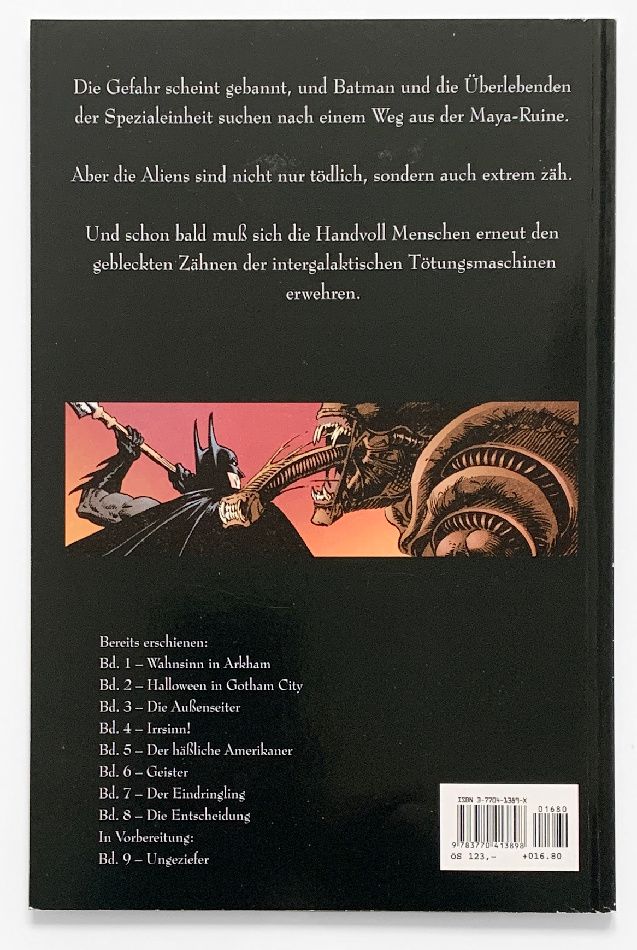 Batman • Aliens (2/2) »Die Entscheidung« (Ehapa, 1. Auflage 1998) Z. 1+