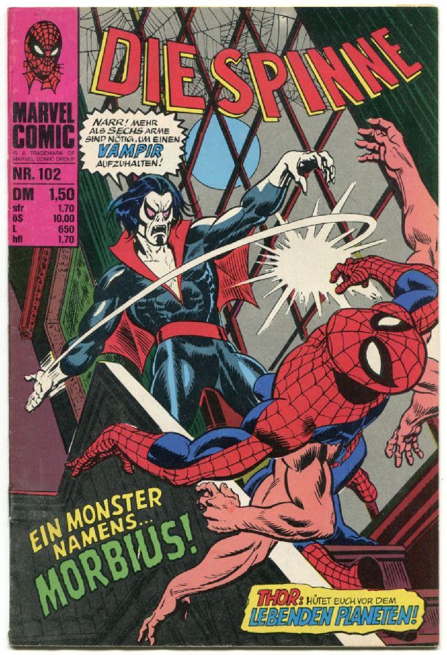 Die Spinne 102 »Ein Monster namens... Morbius!« (Williams 1978) Z. 1-2