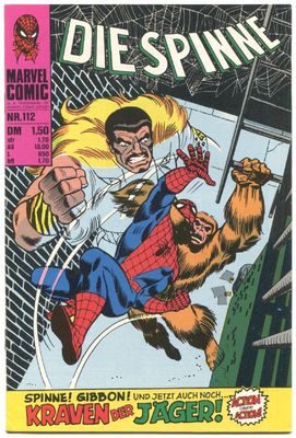Die Spinne 112 »Spinne! Gibbon! Und jetzt auch noch Kraven, der Jäger!« (Williams 1978) Z. 1+