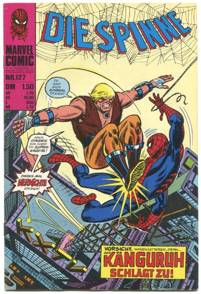 Die Spinne 127 »Das Känguruh schlägt zu!« (Williams 1979) Z. 1