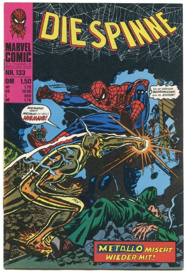 Die Spinne 133 »Metallos Meisterplan!« (Williams 1979) Z. 1