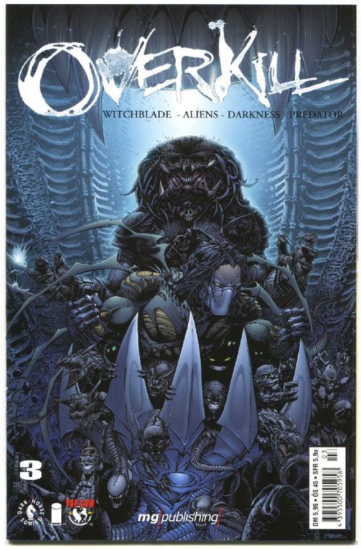 Witchblade • Aliens • Darkness • Predator »Overkill (3/6)« (Infinity 2001) Z. 0-1