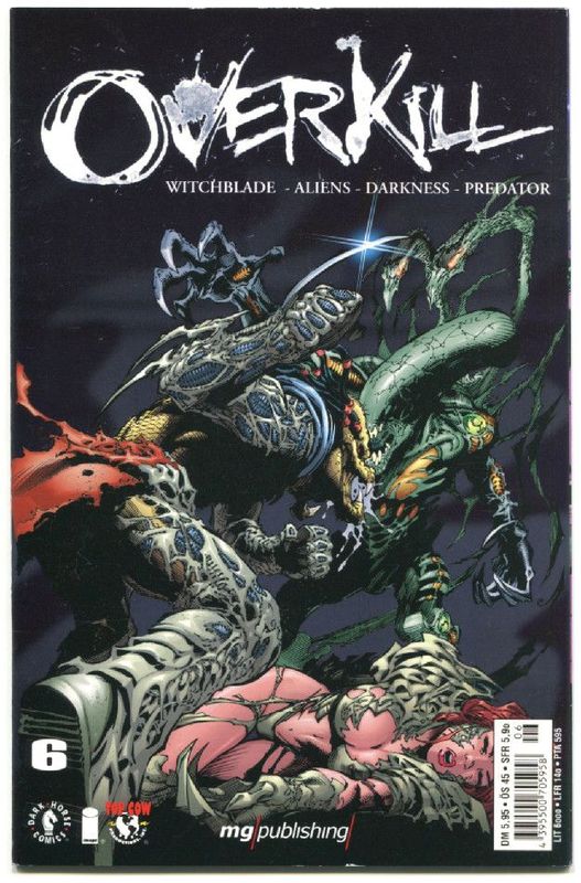 Witchblade • Aliens • Darkness • Predator »Overkill (6/6)« (Infinity 2001) Z. 1+