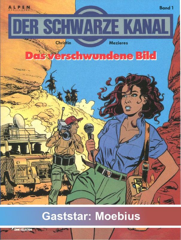 Der schwarze Kanal 1 »Das verschwundene Bild« (Ehapa, 1. Aufl. 1992) Z. 1+