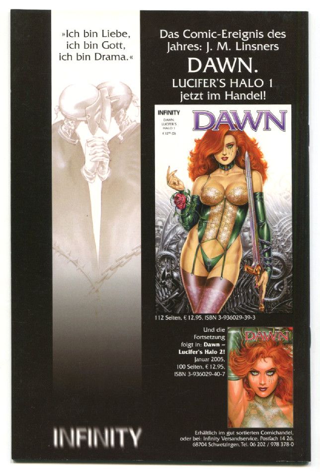 Witchblade • Wolverine »Blutige Hochzeit« (Infinity 2004) Z. 0-1