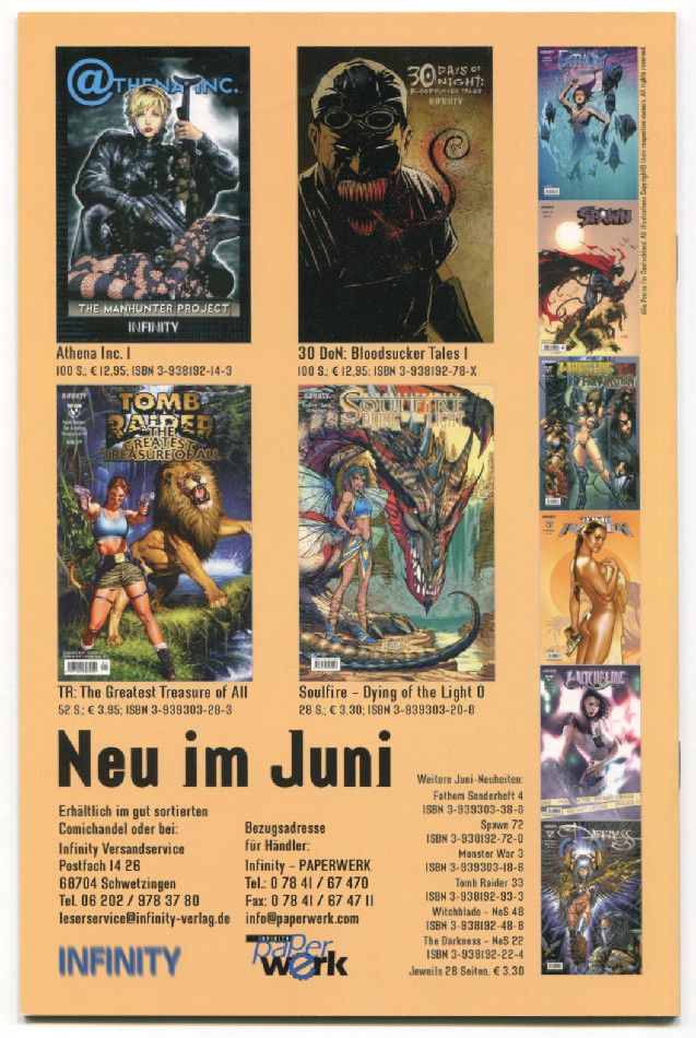 Monster War 3 »Witchblade vs. Frankenstein« (Infinity 2006) Z. 0-1