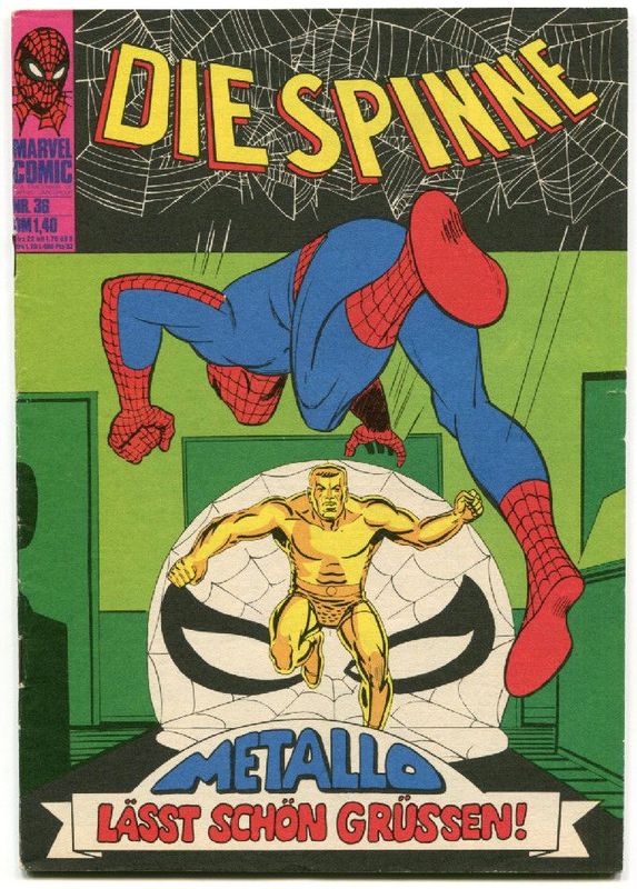 Die Spinne 36 »Metallo lässt schön grüßen!« (Williams 1975) Z. 1