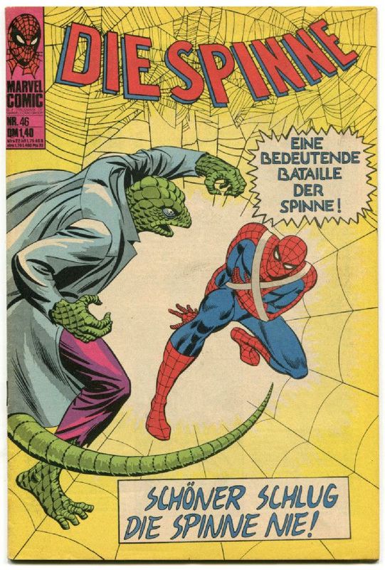 Die Spinne 46 »Schöner schlug die Spinne nie!« (Williams 1975) Z. 1