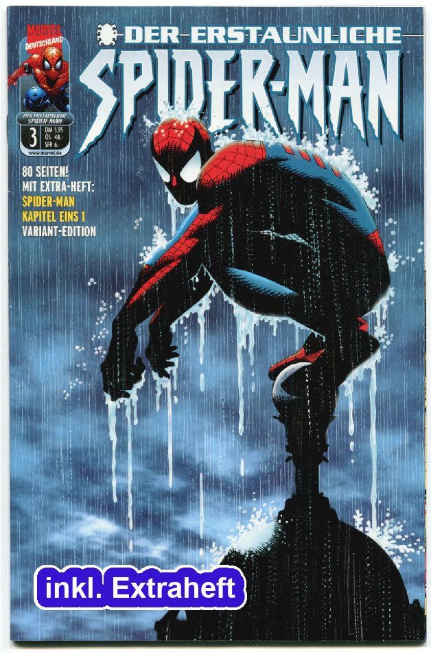 Der erstaunliche Spiderman 3 »Immer Ärger mit den Frauen« (inkl. Extraheft, Panini 2001) Zust. 0-1