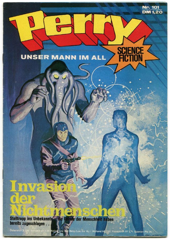 Perry 101 »Invasion der NIchtmenschen« (Moewig 1974) Z. 1