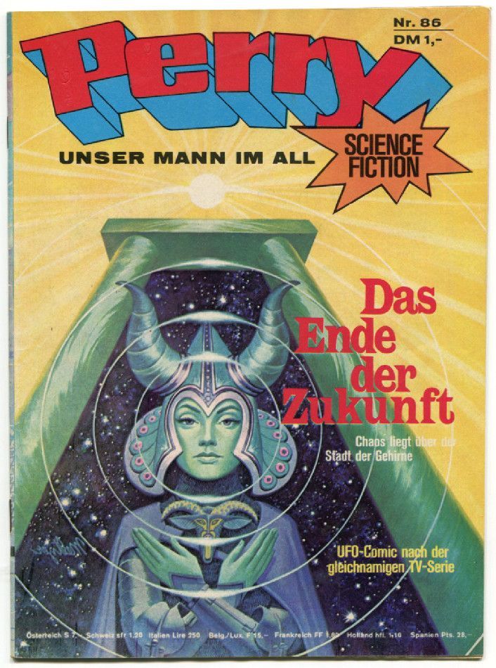 Perry 86 »Das Ende der Zukunft« (ohne UFO-Beilage, Moewig 1973) Z. 1