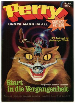 Perry 88 »Start in die Vergangenheit« (ohne UFO-Beilage, Moewig 1973) Z. 1