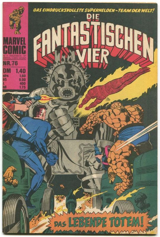Die Fantastischen Vier 76 »Das lebende Totem!« (Williams 1977) Z. 1