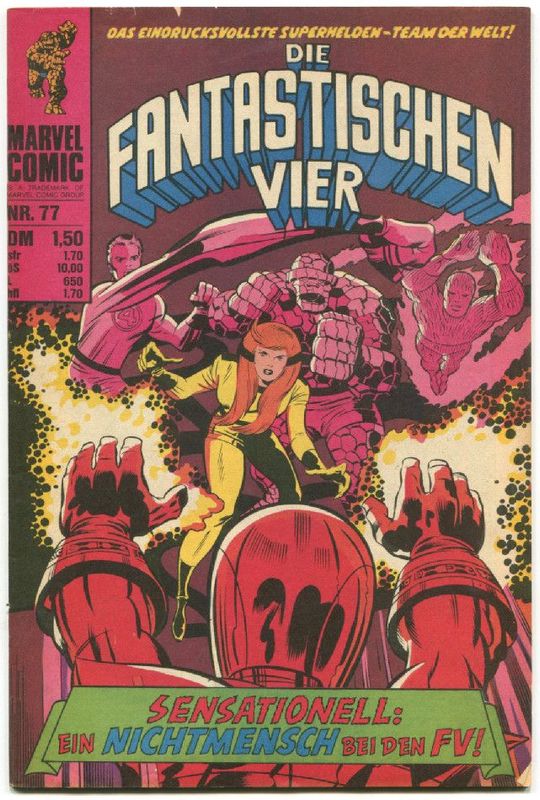 Die Fantastischen Vier 77 »Ein Nichtmensch bei den FV!« (Williams 1977) Z. 1-2