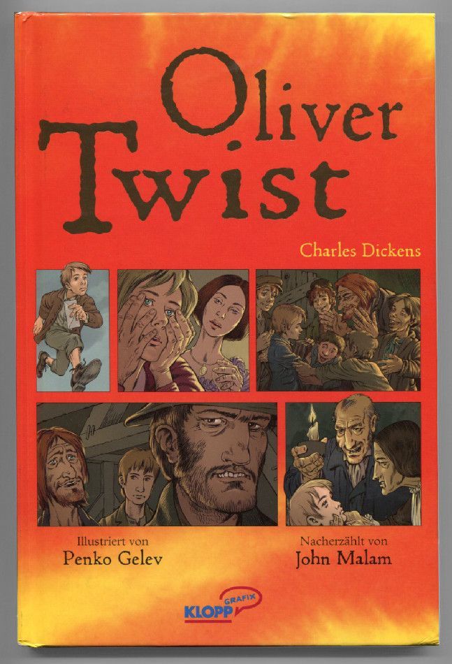 Charles Dickens: »Oliver Twist« (HC, Klopp Comics, 1. Auflage 2008) Z. 1+