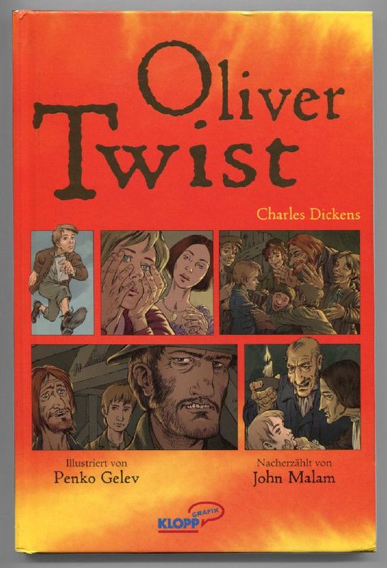 Charles Dickens: »Oliver Twist« (HC, Klopp Comics, 1. Auflage 2008) Z. 1+