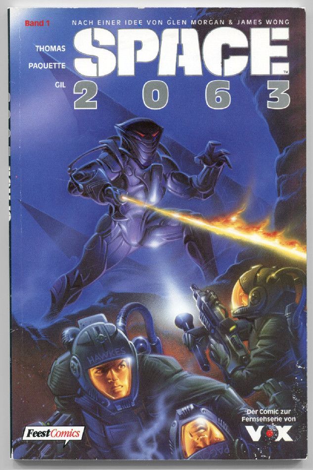 Space 2063 Nr. 1 »Aus den Weiten des Alls« Der Pilotfilm als Comic (Feest,  1. Auflage 1996) Z. 1