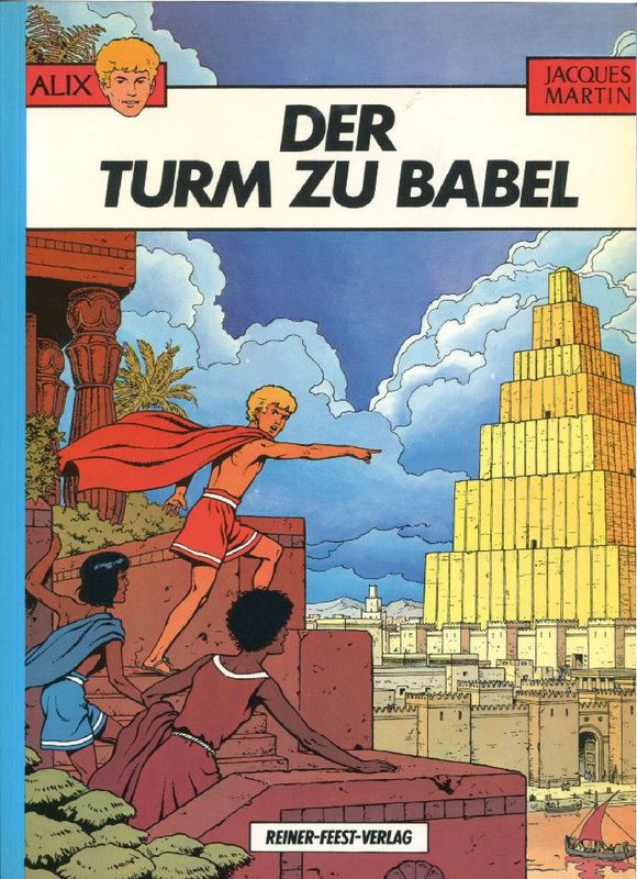 Alix 13 (16) »Der Turm zu Babel« (Feest, 1. Auflage 1988) Z. 1+