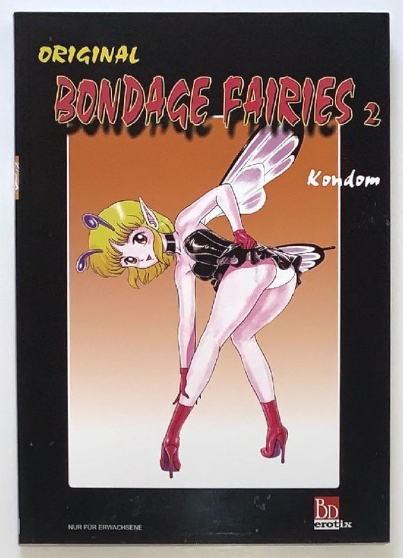 Kondom: »Original Bondage Fairies 2« (BD Erotix, 1. Aufl. 2002) Z. 1+