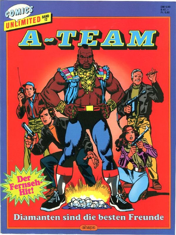 A-Team »Diamanten sind die besten Freunde« (Comics Unlimited 12, Ehapa 1987) Z. 1+