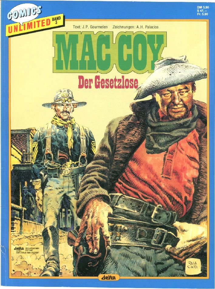 Mac Coy 12 »Der Gesetzlose« (Comics Unlimited 3, Ehapa 1987) Z.1