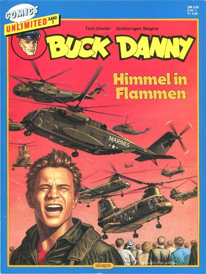 Buck Danny 37 »Himmel in Flammen« (Comics Unlimited 2, Ehapa 1986) Z.1