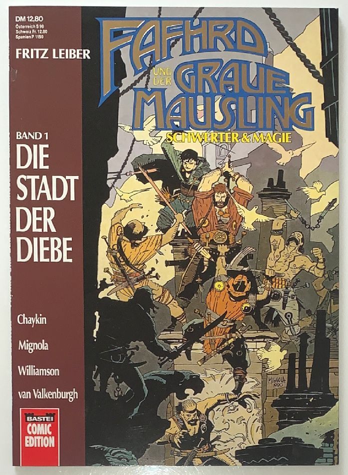 Fafhrd und der graue Mausling 1 »Die Stadt der Diebe« (Bastei, 1. Auflage 1990) Z. 1+