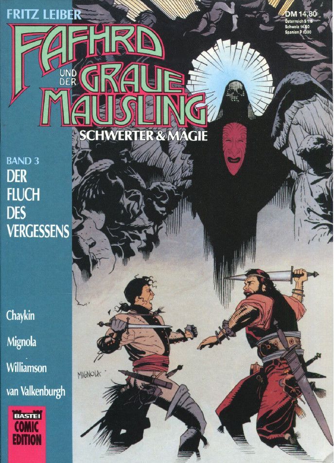 Fafhrd und der graue Mausling 3 »Der Fluch des Vergessens« (Bastei, 1. Auflage 1991) Z. 1