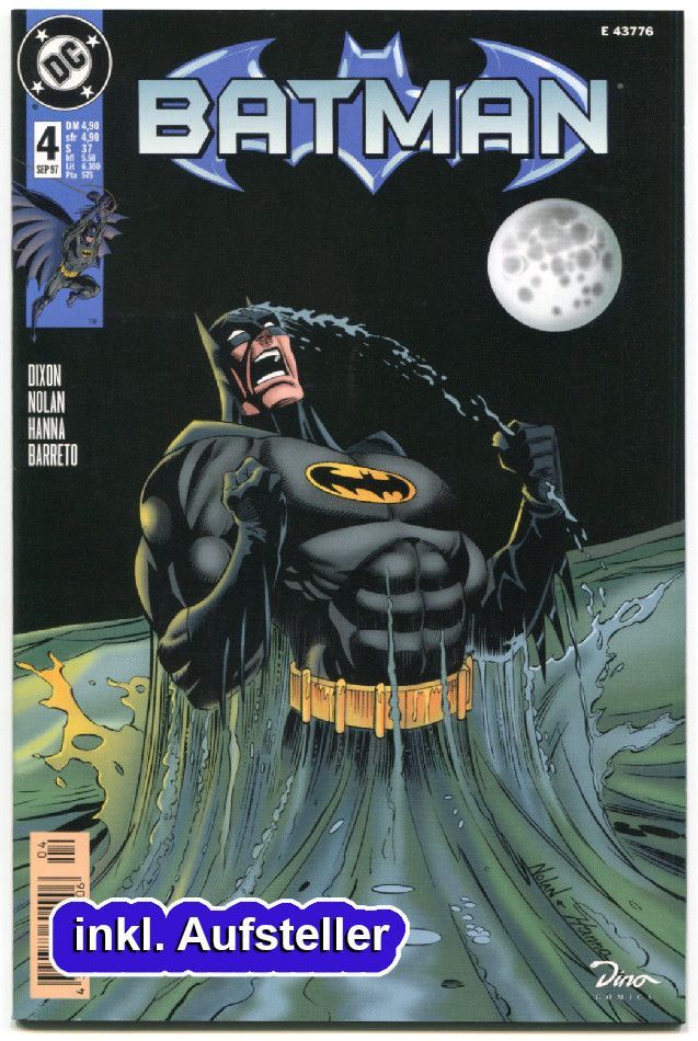Batman 4 »Rote Flut« (inkl. Aufsteller, Dino 1997) Z. 0-1