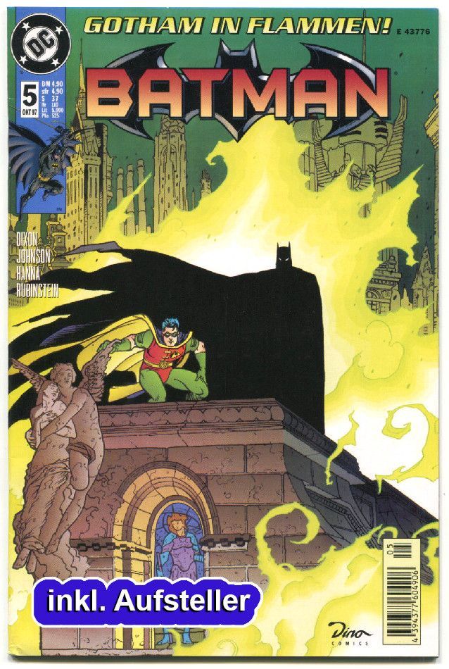Batman 5 »Das brennende Herz« (inkl. Aufsteller, Dino 1997) Z. 0-1