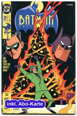 Batman Adventures 19 »Ein Weihnachtsrätsel« (inkl. Abo-Karte, Dino 1997) Zust. 1-2