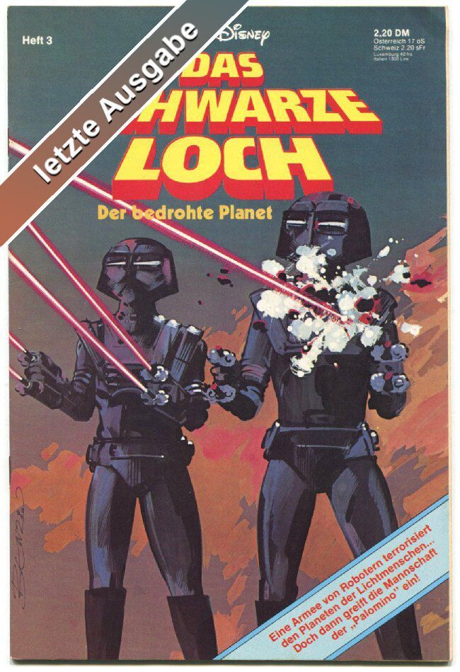 Das Schwarze Loch 3 »Der bedrohte Planet« (Ehapa 1981) Z. 1