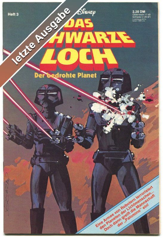 Das Schwarze Loch 3 »Der bedrohte Planet« (Ehapa 1981) Z. 1