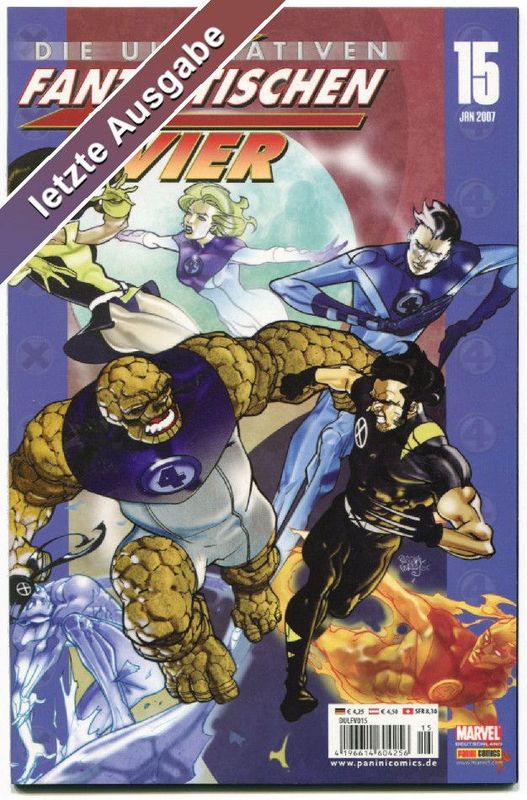 Ultimative Fantastische Vier 15 »X-Men« (Panini 2007) Z. 0-1