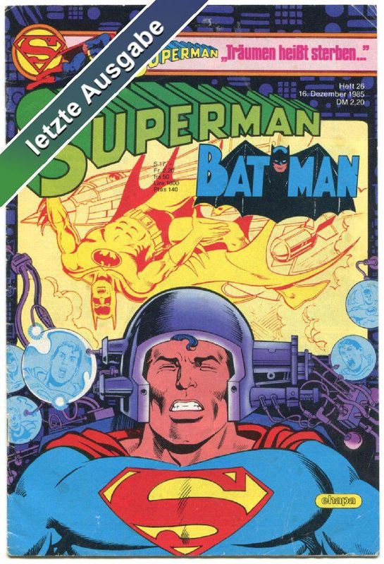 Superman 26/85 »Unruhiger Schlaf« (Ehapa 1985) Z. 1-2